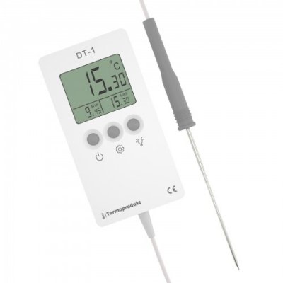 Termoprodukt DT-1 MIN/MAX termometr laboratoryjny elektroniczny rezystancyjny Pt1000 z sondą szpilkową bardzo precyzyjny 