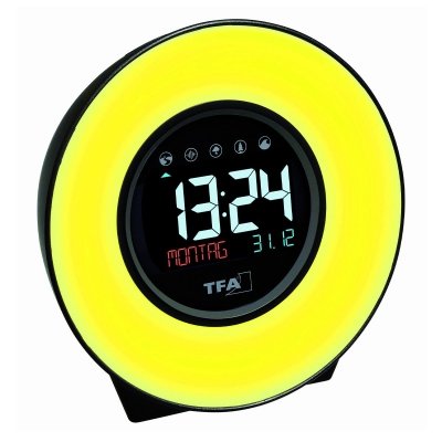 TFA 60.2023 MOOD LIGHT budzik biurkowy zegar elektroniczny 
