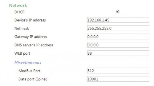 Papouch PAPAGO TH 2DI DO moduł pomiarowy internetowy wieloparametrowy zasilanie PoE Modbus TCP, Ethernet, LAN, IP