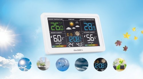 GoGEN ME 3350 – stacja meteorologiczna z czujnikiem zewnętrznym