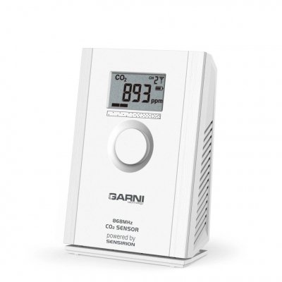 Garni 102Q czujnik jakości powietrza stężenia CO2 bezprzewodowy wewnętrzny