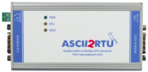 Papouch ASCII2RTU konwerter przemysłowy Modbus RTU do Modbus ASCII 
