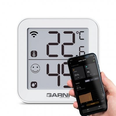 Garni 158THT – termohigrometr WiFi z aplikacją Tuya 
