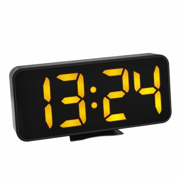 TFA 60.2027 budzik biurkowy zegar elektroniczny duże cyfry, wyraźny zegar z wyświetlaczem