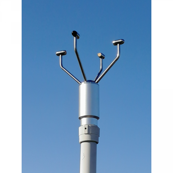 Hongyuv WDSS2E wiatromierz ultradźwiękowy czujnik prędkości i kierunku wiatru anemometr przemysłowy Modbus RTU