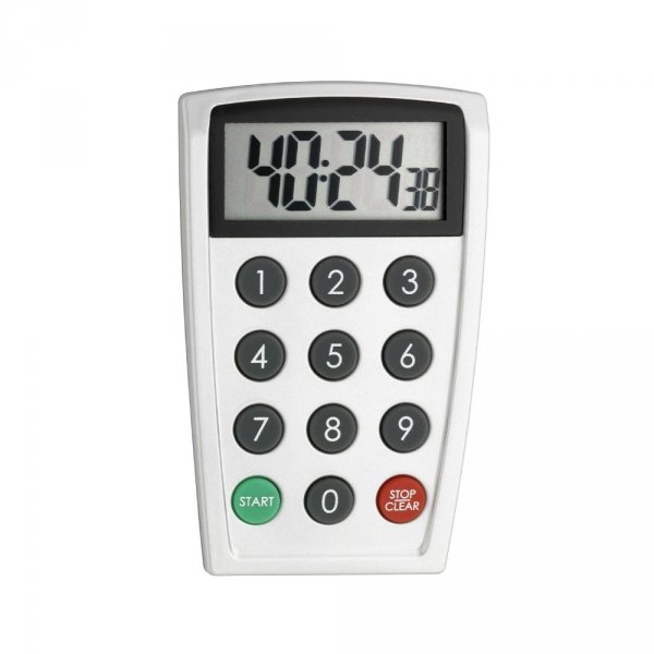 TFA 38.2026 minutnik elektroniczny z funkcją stopera i klawiaturą numeryczną