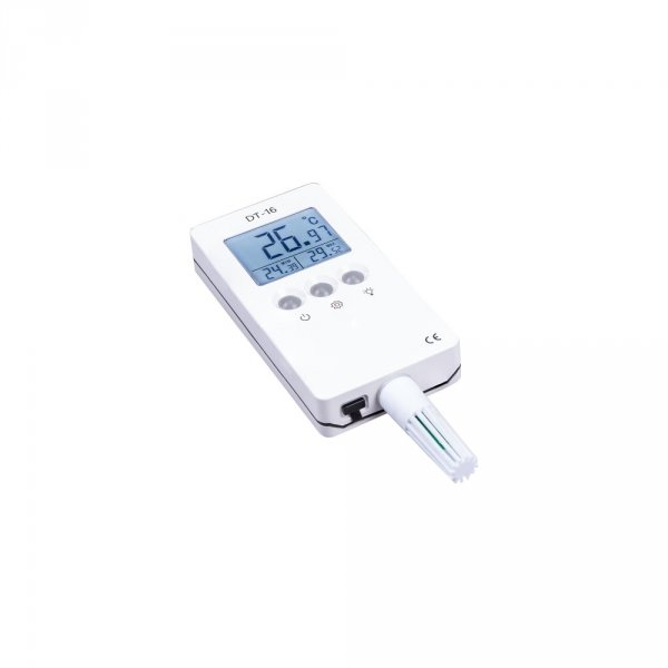 Termometr przemysłowy DT-16 min/max/alarm elektroniczny rezystancyjny Pt1000 z czujnikiem zewnętrznym