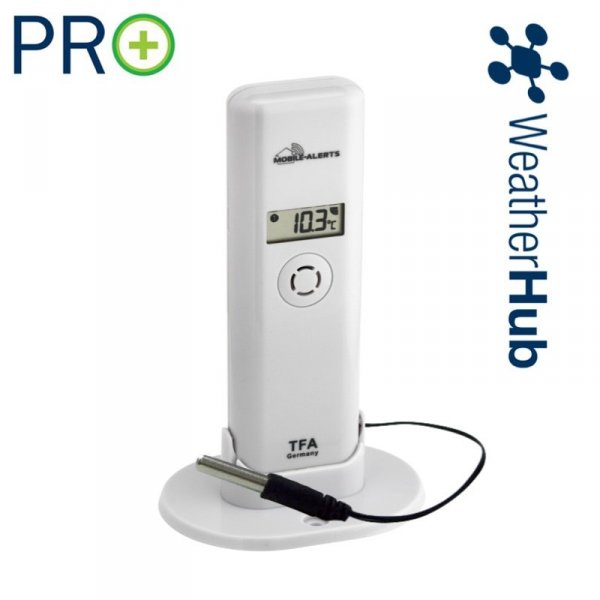 TFA 30.3302 czujnik temperatury i wilgotności bezprzewodowy z wodoszczelna sondą PRO 110C do WeatherHub Smart Home ZE ZWROTU