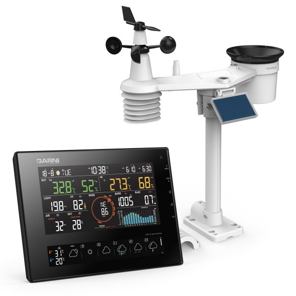 Garni 2040 ARCUS 2GEN stacja pogody bezprzewodowa 7 w 1 internetowa WiFi prognoza 24h/10 dni