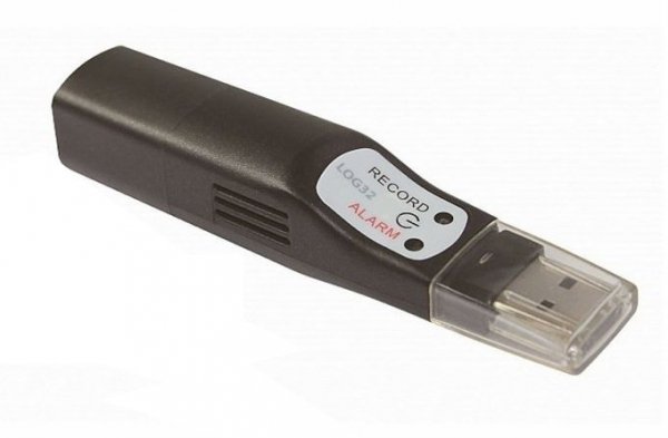 TFA 31.1056 LOG32 THP rejestrator temperatury, wilgotności i ciśnienia data logger termo-higro-barometr USB do transportu