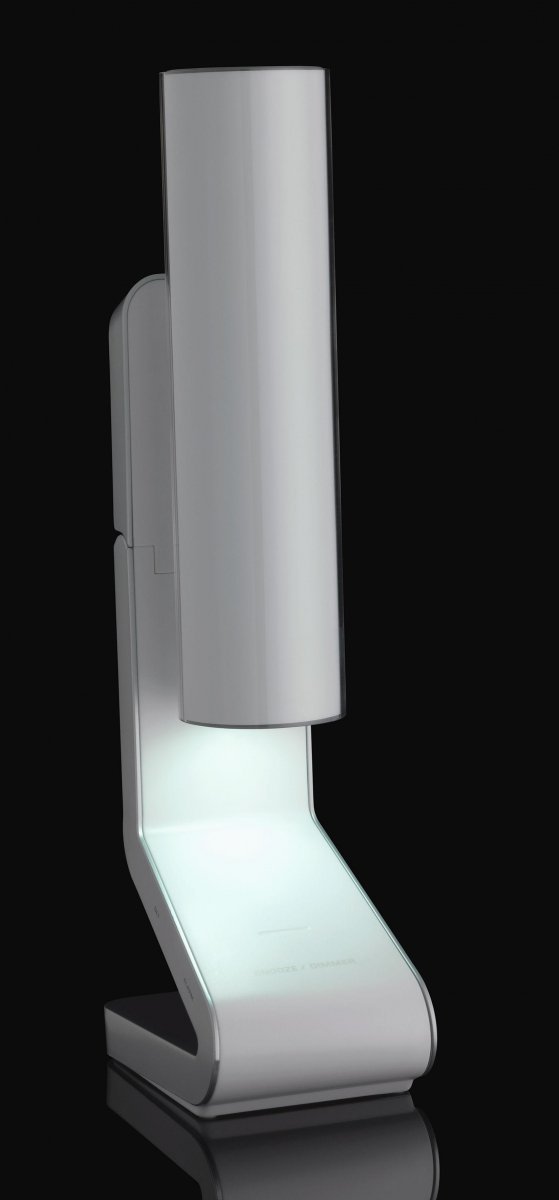 TFA 60.5004 LIGHT TUBE budzik biurkowy zegar elektroniczny sterowany radiowo z termometrem i projektorem