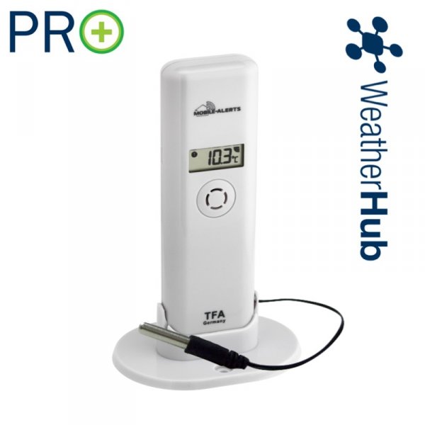 TFA 30.3302 czujnik temperatury i wilgotności bezprzewodowy z wodoszczelna sondą PRO 110C do WeatherHub Smart Home
