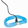 TRIXIE Opaska obroża świecąca USB L–XL 70cm/30mm niebieska TX-12672