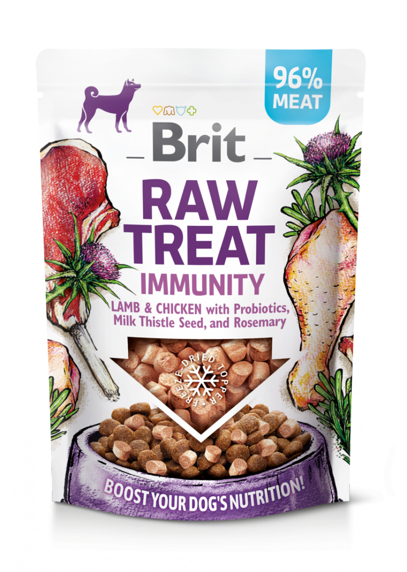 Brit Raw Treat Immunity lamb chicken 40g