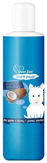 Over Zoo Frutti Power Szampon kokosowy dla psów o białej i jasnej sierści 200ml