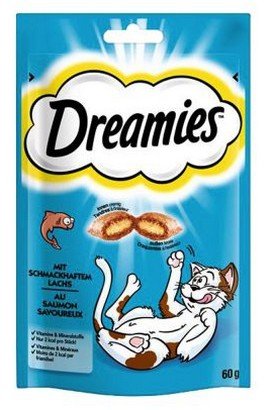 Dreamies Łosoś - przysmak dla kota 60g