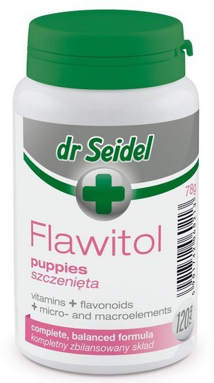 Dr Seidel Flawitol dla szczeniąt 120 tabletek