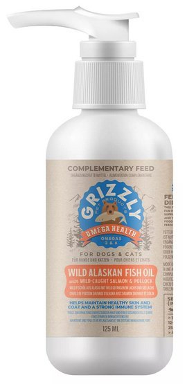 Grizzly olej z dzikiego łososia 125ml
