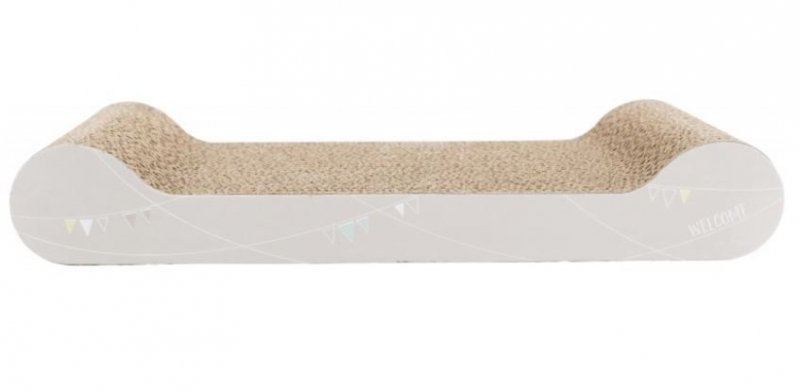 TRIXIE Drapak kartonowy Junior, 38 × 6 × 18 cm, jasnoszary TX-48011