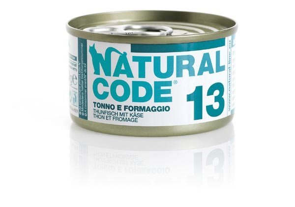 Natural Code Cat 13 Tuńczyk i ser 85g