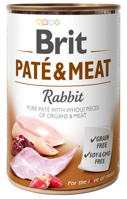 Brit Pate  Meat Rabbit 400g - Królik