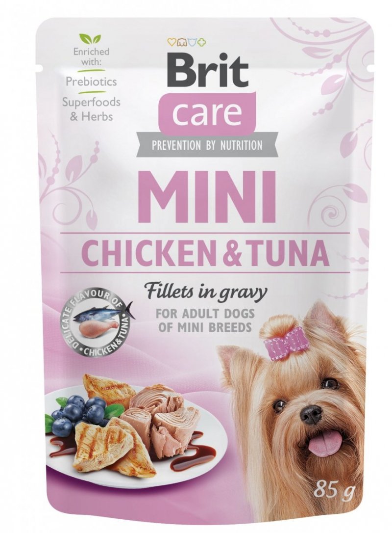 Brit Care Mini Adult Dog Kurczak i Tuńczyk w sosie 85g