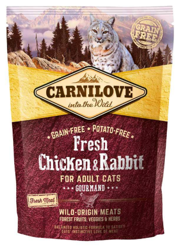 Carnilove Adult Cat Fresh Chicken &amp; Rabbit Gourmand 400g