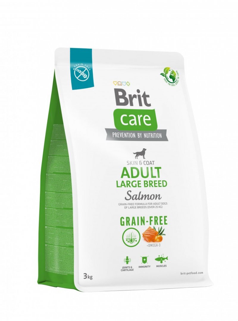 Brit Care Grain-free Adult Large Breed Salmon 3kg