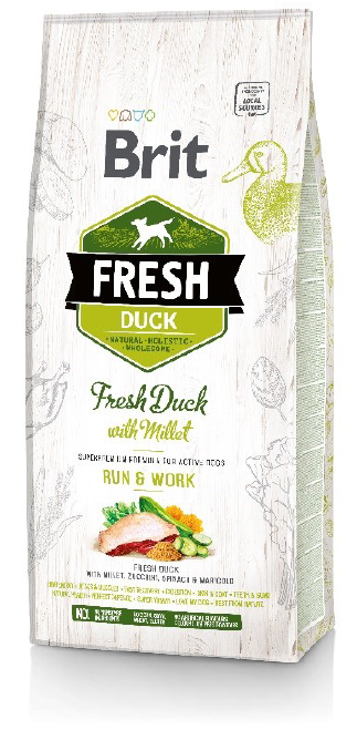 Brit Fresh Duck &amp; Millet Adult 2,5kg