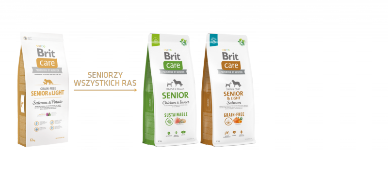 Brit Care Grain-free Senior and Light Salmon 3kg