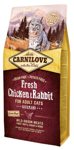 Carnilove Adult Cat Fresh Chicken &amp; Rabbit Gourmand 2kg