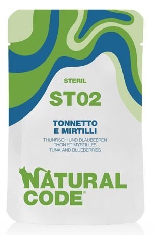Natural Code Cat ST02 – Tuńczyk i jagody saszetka 70g