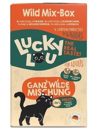 Lucky Lou Lifestage Adult Wild Mix-Box saszetki 6x125g