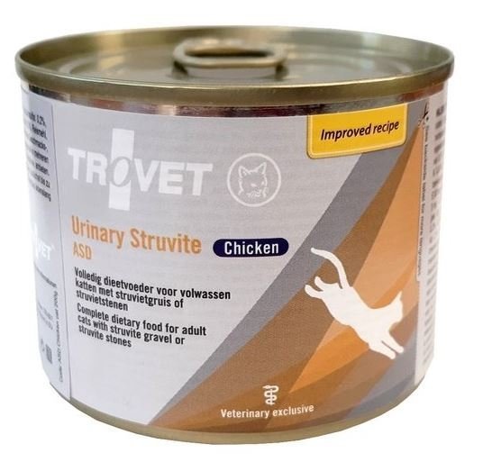 Trovet ASD Urinary Struvite dla kota kurczak puszka 200g