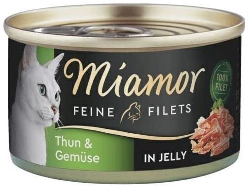 Miamor Feine Filets Tuńczyk i warzywa w galaretce puszka 100g