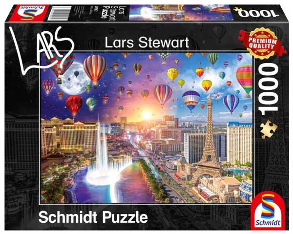Puzzle PQ 1000 Lars Stewart Las Vegas noc/dzień G3