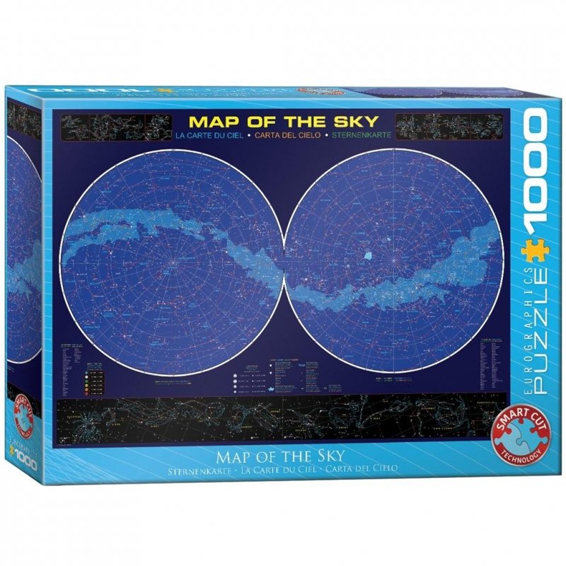 Puzzle 1000 Mapa księżyca