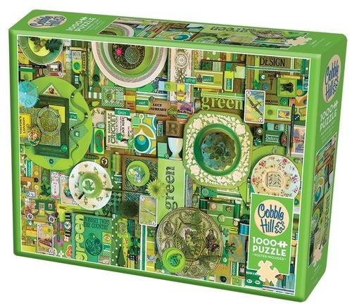 Puzzle 1000 Projekt tęcza - Zielony