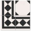 Realonda Oxford Negro Esquina 33x33