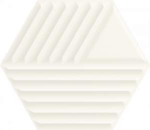 Paradyż Woodskin Bianco Heksagon Struktura C 19,8x17,1