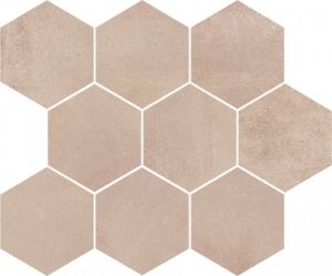 Arlequini Mosaic Hexagon 28x33,7