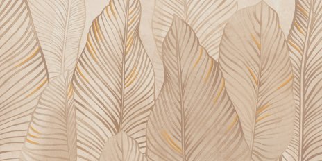 Tubądzin Mild Clay leaves C Dekor gresowy 119,8x59,8