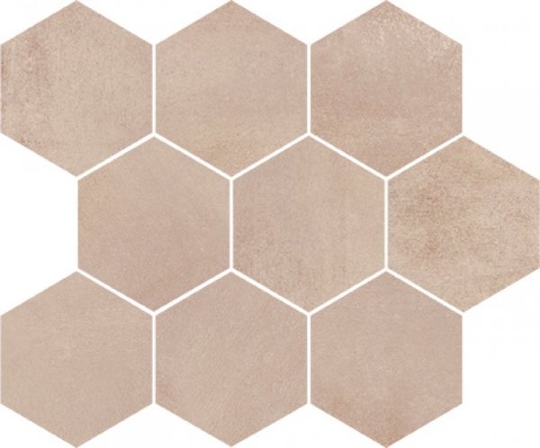 Opoczno Arlequini Mosaic Hexagon 28x33,7