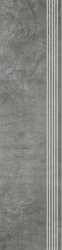 PARADYZ PAR scratch nero stopnica prosta nacinana półpoler 29,8x119,8 g1 0,3x1,2 g1 szt