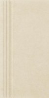 PARADYZ PAR intero beige stopnica prasowana mat. 29,8x59,8 g1 298x598 g1 m2
