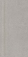 PARADYZ PAR intero silver stopnica prasowana mat. 29,8x59,8 g1 298x598 g1 m2