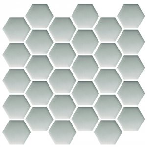 CERAMIKA COLOR platinum glass hexagon mosaic 25x25,8 szt g1