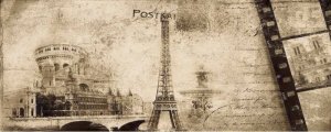 CERAMIKA KOŃSKIE postcard beige 3 inserto 20x50 szt