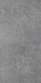 CERAMIKA GRES stopnica frezowana naturalna estile 13 ciemnoszary 597x297x8,5 g1 szt
