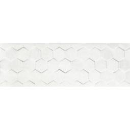 CERAMIKA KOŃSKIE dalmacia white hexagon 25x75 rect g1 m2